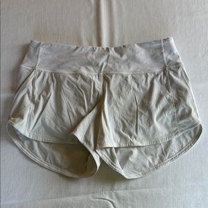 Lululemon Speed Up Short White 8 Long